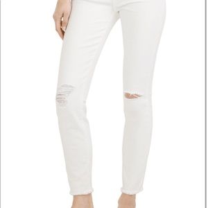 J. Crew skinny jeans white